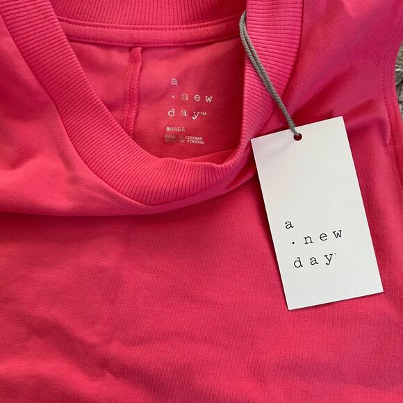 A New Day NWT Muscle Dress Pink Small - Picture 5 of 5